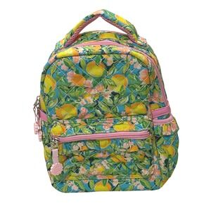 Fruit Floral Print Sweet Honey Toddler Backpack Tote Insulated School Travel